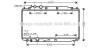 Радиатор, система охлаждения двигателя AVA COOLING HD2191 (фото 1)
