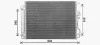 Радіатор кондиціонера Hyundai Tucson (15-)/KIA Sportage (15-) 1.6 T-Gdi, 2.0 CRDi AVA AVA COOLING HY5469D (фото 1)