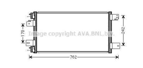 Радіатор кондиціонера AVA COOLING JE5074
