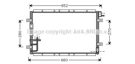 Радиатор кодиционера AVA COOLING KA5030