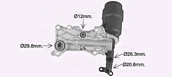 Охолоджувач оливи AVA COOLING MS3741H (фото 1)