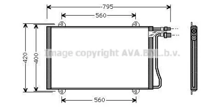 Радиатор кодиционера AVA COOLING MS5219