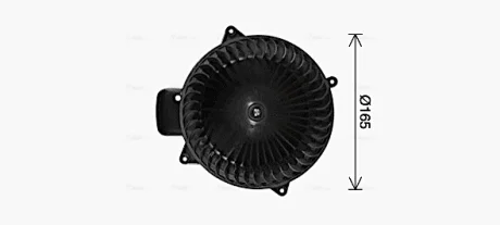 Вентилятор опалювача салону MB ML (W164) (05-), GL (X164) (06-) AVA AVA COOLING MS8765