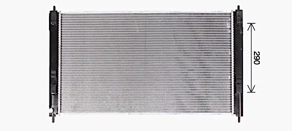 Радіатор охолодження двигуна Mitsubishi ASX 1,6i, Lancer X 1,6i 1,8i MT (MT227 AVA COOLING MT2276 (фото 1)