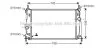 Радиатор охлаждения двигателя Mazda 3 BL (09-) 1.6i АКПП AVA AVA COOLING MZ2254 (фото 1)