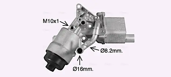 Охолоджувач оливи AVA COOLING OL3702H (фото 1)