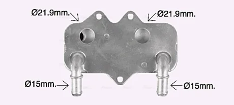 Радіатор масляний Opel Astra (98-), Vectra (02-), Zafira (99-) 2.0 DTI, 2.2 DTI AVA AVA COOLING OL3704