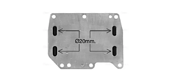 Охолоджувач оливи AVA COOLING OL3710 (фото 1)