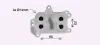 Радиатор масляный Citroen Jumpy (16-), DS4 (10-), DS5 (12-)/Peugeot 2008 (13-), AVA COOLING PE3424 (фото 1)