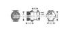 Компрессор кондиционера Renault Megane II, Scenic II (03-) 1.9DCi, 2.0i (AVA COOLING RTAK429 (фото 1)