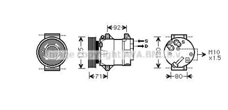 Компрессор AVA COOLING RTAK441