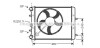 Радиатор охлаждения двигателя с вентилятором Skoda Fabia I II MT. AVA COOLING SAA2013 (фото 1)