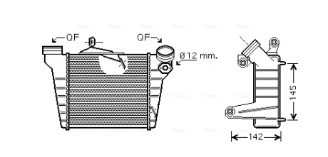 Інтеркулер AVA COOLING STA4036