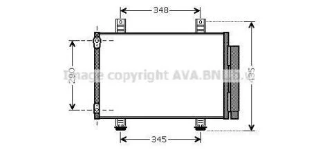 Радиатор кондиционера Suzuki Swift (05-)  AVA AVA COOLING SZA5087D