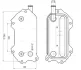 Радиатор масляный Toyota Avensis (03-), RAV4 (06-), Verso (09-) 2.0D, 2.2D (TO37 AVA COOLING TO3792 (фото 1)