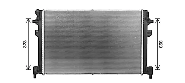 Радиатор, система охлаждения двигателя AVA COOLING VN2426 (фото 1)