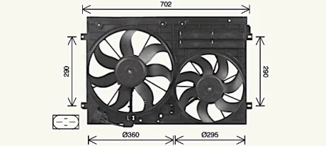 Вентилятор AVA COOLING VN7551