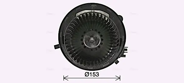 Вентилятор опалювача салону Skoda Karoq Kodiaq Octavia III, VW Golf VII AC+/- AVA AVA COOLING VN8432 (фото 1)