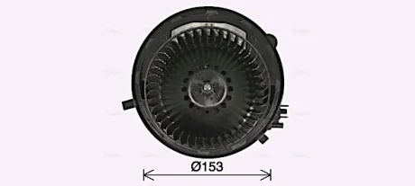 Вентилятор опалювача салону Skoda Karoq Kodiaq Octavia III, VW Golf VII AC+/- AVA AVA COOLING VN8432
