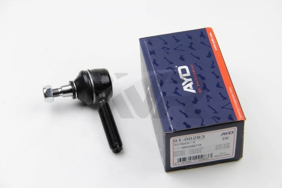 Наконечник кермової прав (12.6*14.2 L=82mm) MB W124, BMW 5,6,7,8 E21-E34 (-97) (91-00283) AYD 9100283 (фото 1)