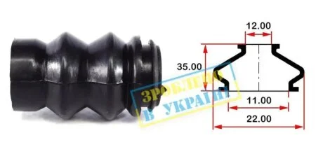 Пыльник тормозного цилиндра BELGUM PARTS BG0166