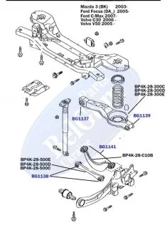 Сайлентблок поперечного рычага.) BELGUM PARTS BG1139