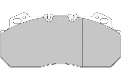 Комплект тормозных колодок, дисковый тормоз, WVA29090 BERAL 2909028004145724