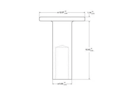 Комплект заклепок СТАЛЬНАЯ ПОЛУТРУБЧАТА 5x15 BERAL 93275