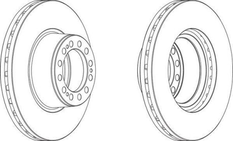 Гальмівний диск BERAL BCR201A