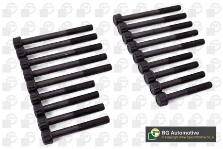 Комплект болтов с головкой системы TORX из черного металла BGA BK3306