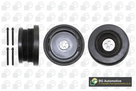 Шків колінвалу 3(E46)/ 5(E39)/ X5(E53)/ Omega B 2.5/3.0D 98-05 (комплект) BGA DP3130K