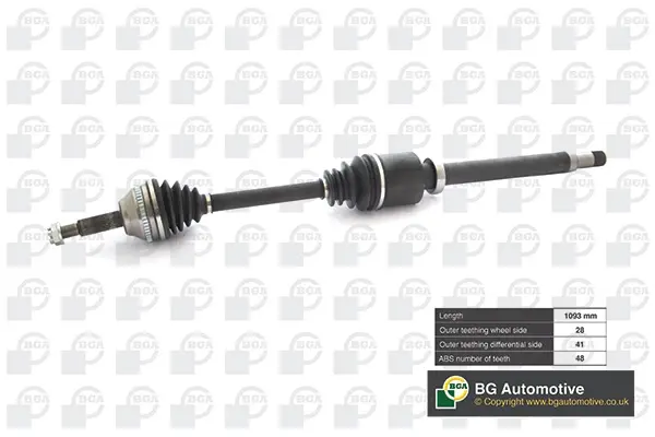 Полуось BGA DS2342R (фото 1)