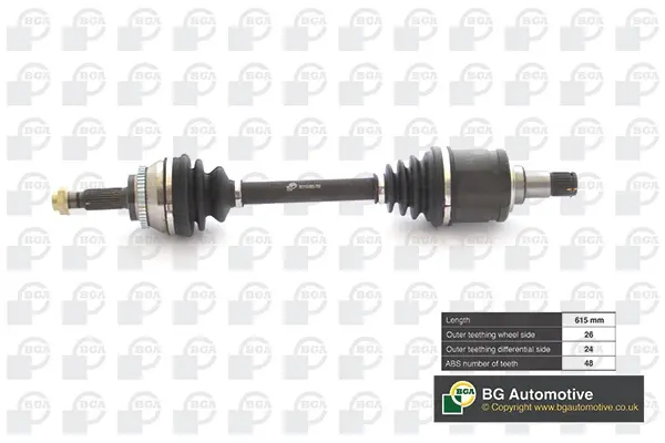 Полуось BGA DS7608L (фото 1)