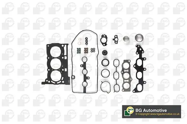 Комплект прокладок (верхній) Peugeot 107/Toyota Aygo/Yaris 1.0i 05- BGA HK3788 (фото 1)