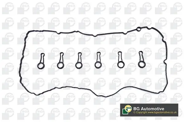 Прокладка клапанної кришки (к-кт) BMW 3/5/7/X5/X6 3.0 d 08- BGA RK0915 (фото 1)