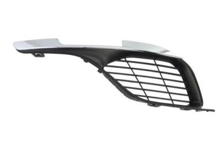 Решітка бампера передн Прав (хром/чорний, ACCESS/ACTIVE) PEUGEOT 308 II 09.13-06.17 BLIC 6502075519916PP