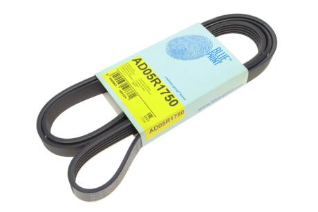 Ремень генератора поликлиновый BLUE PRINT AD05R1750