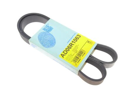 Ремень генератора(приводной) BLUE PRINT AD06R1063