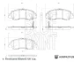 Комплект гальмівних колодок BLUE PRINT ADBP420128 (фото 2)