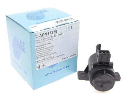 Клапан контролю системи випуску відпрацьованих газів BLUE PRINT ADN17239