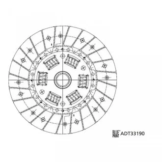 Диск сцепления BLUE PRINT ADT33190