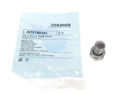 Пробка слива смазки BLUE PRINT ADV180101