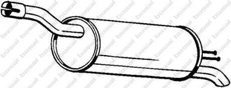 Глушитель задний FIAT DOBLO 00-09 BOSAL 148343