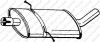 Глушитель, алюм. сталь, средн. часть MERCEDES A180 2.0 CDi 09/04- MPV (175-429) BOSAL 175429 (фото 1)