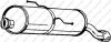 Глушитель задняя часть Peugeot 206 98-00 BOSAL 190359 (фото 1)
