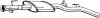 Глушитель передний Renault CLIO II 99-10, Renault Symbol 05-14 BOSAL 200361 (фото 1)