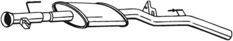 Глушитель передний Renault CLIO II 99-10, Renault Symbol 05-14 BOSAL 200361