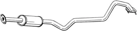 Глушник, алюм. сталь, передн. част. NISSAN ALMERA (00-02) (285-417) BOSAL 285417