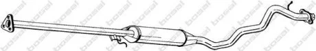 Глушитель средняя часть HONDA CR-V 97-01 (292-197) BOSAL 292197