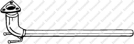 Труба приемная VW Caddy III 04-10, VW Golf V 04-08 BOSAL 800105